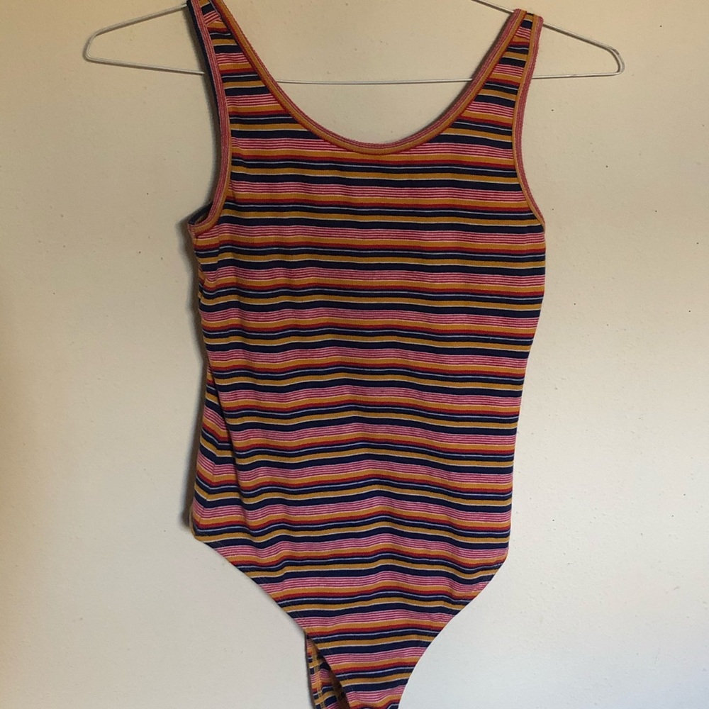 Striped One Piece - Picture 2 of 4